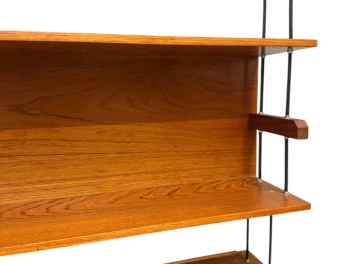 Mid-Century Modern Wall Mounted Shelf by Walter Wirtz for Wilhelm Renz, 1960s